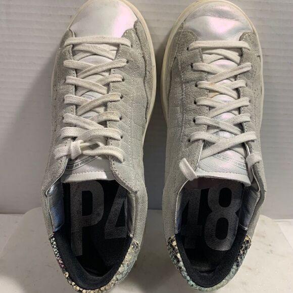 P448 sneakers suede/ leather Sz 35 - Picture 10 of 12